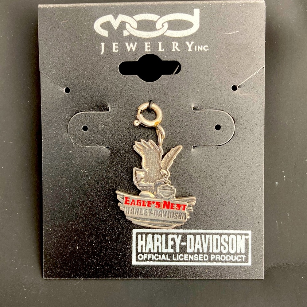 H.D. “Eagles Nest” sterling silver charm.